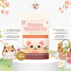 WORMTAIL Makanan Hamster Gourmet Mix With Grubs 100gr Small Animal Food Tidak ada merek 