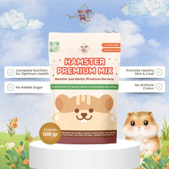 WORMTAIL Makanan Hamster Premium Hamster Mix Food 100gr no type Tidak ada merek 