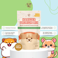 WORMTAIL Makanan Hamster Premium Hamster Mix Food 350gr no type Tidak ada merek 