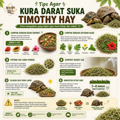 WORMTAIL Makanan Kura Darat Rumput Tortoise Hay 100gr no type Tidak ada merek 