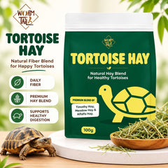 WORMTAIL Makanan Kura Darat Rumput Tortoise Hay 100gr no type Tidak ada merek 