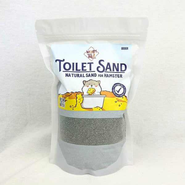 WORMTAIL Pasir Hamster Natural Sand for Bath and Toilet 800gr no type Tidak ada merek 
