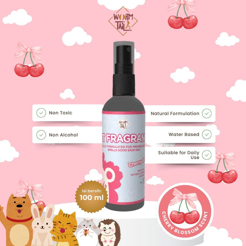 WORMTAIL Pet Perfume Critter Cologne Cherry Blossom 100ml no type Tidak ada merek 
