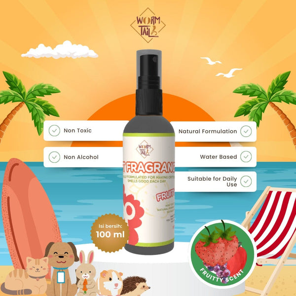 WORMTAIL Pet Perfume Critter Cologne Fruity 100ml no type Tidak ada merek 