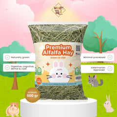 WORMTAIL Rumput Kelinci Anakan Premium Alfalfa Hay 500gr no type Tidak ada merek 
