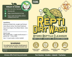 WORMTAIL Sabun Reptil Repti Dirt Wash 250ml Reptil Supplies NoBrand 