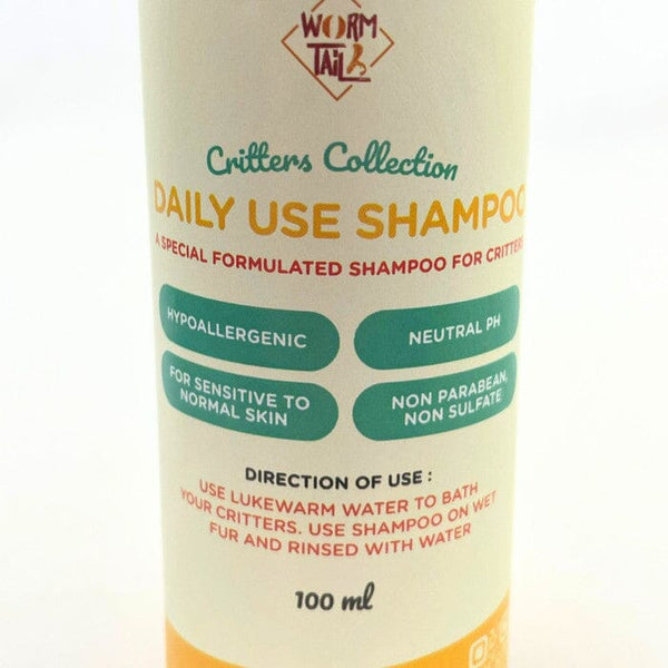 WORMTAIL Shampoo Kelinci Marmut Critter Daily Shampoo 100ml no type Tidak ada merek 