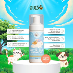 WORMTAIL Shampoo Kelinci Sugarglider Marmut Waterless Shampoo 100ml Small Animal Grooming Tidak ada merek 