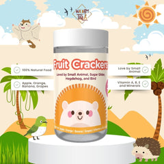 WORMTAIL Snack Hamster Fruit Cracker 50g no type Tidak ada merek 