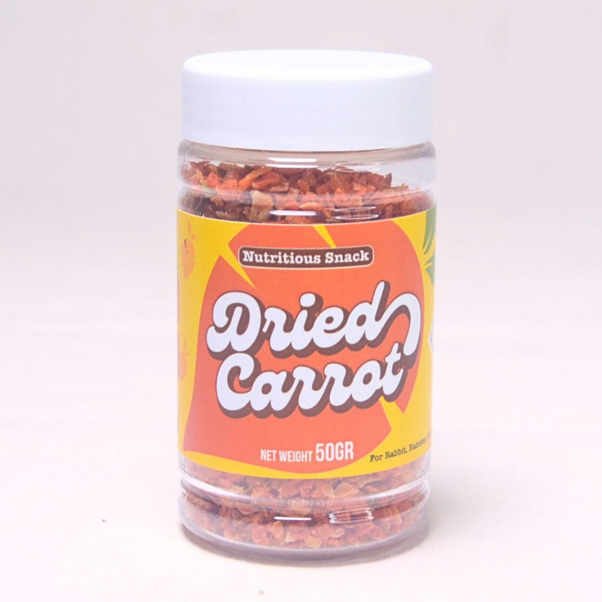 WORMTAIL Snack Hamster Kelinci Dried Carrot 50gr no type Tidak ada merek 