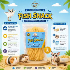WORMTAIL Snack Hamster Sugarglider Fish Snack Treat 5gr no type Tidak ada merek 
