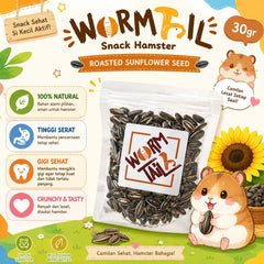 WORMTAIL Snack Hamster Sunflower Seed 30gr no type Tidak ada merek 