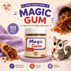 WORMTAIL Snack Sugar Glider Magic Gum 50g no type Tidak ada merek 