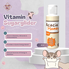WORMTAIL Sugarglider Series Acacia Honey 20ml no type Tidak ada merek 