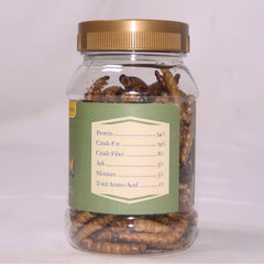 WORMTAIL Ulat Jerman Kering Dried Superworm 50gr Small Animal Snack Tidak ada merek 