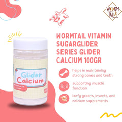 WORMTAIL Vitamin Sugarglider Series Glider Calcium 100gr no type Tidak ada merek 