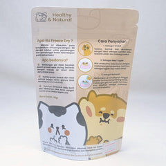 YUMYUM Snack Anjing Kucing Freeze Dried Beef 50g Dog Snack Pet Republic Indonesia 