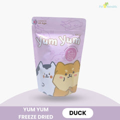 YUMYUM Snack Anjing Kucing Freeze Dried Duck 50g Dog Snack Yum Yum 