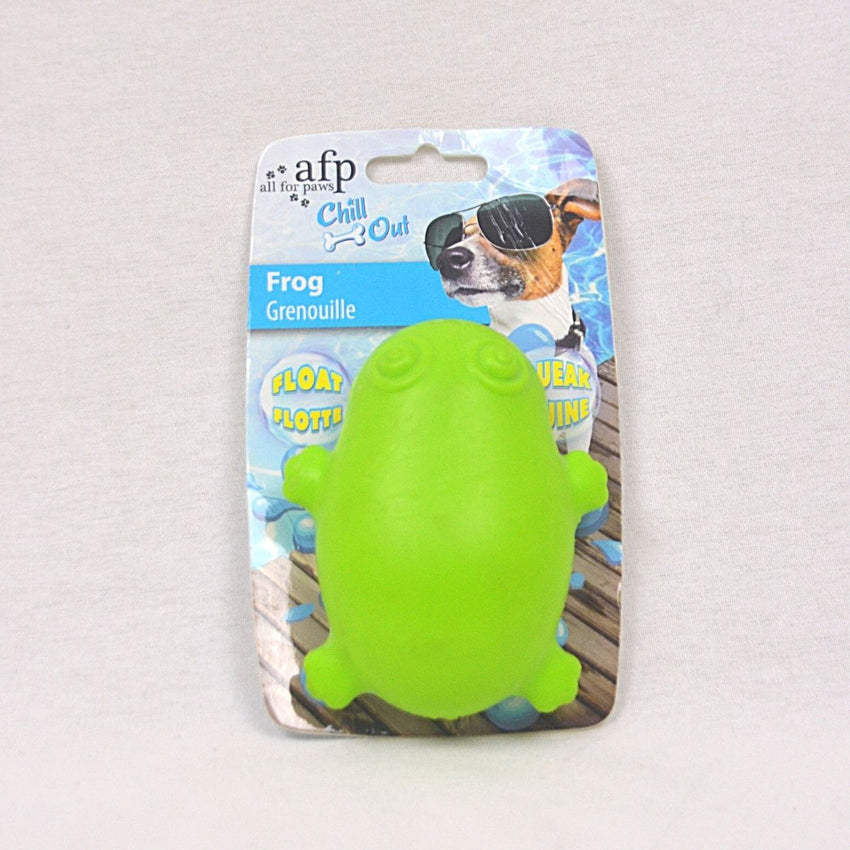 AFP Chill Out Floating Tpr Frog Dog Toy AFP 