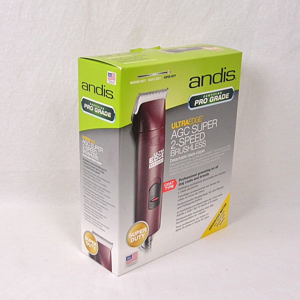 ANDIS AGC Super Brushless Clipper Burgundy Grooming Tools Andis 