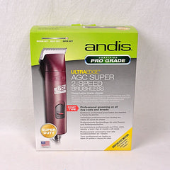 ANDIS AGC Super Brushless Clipper Burgundy Grooming Tools Andis 
