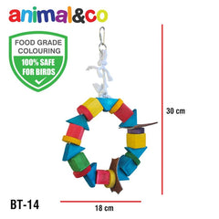 ANIMAL&CO BT14 Boredom Breakers for Bird 30cm Bird Toys Animal and co 