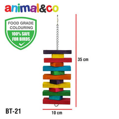 ANIMAL&CO BT21 Boredom Breakers for Bird 35cm Bird Toys Animal and co 