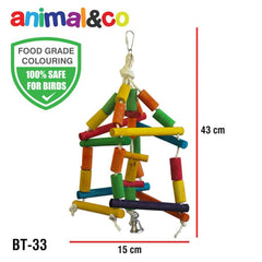 ANIMAL&CO BT33 Boredom Breakers for Bird 43cm Bird Toys Animal and co 