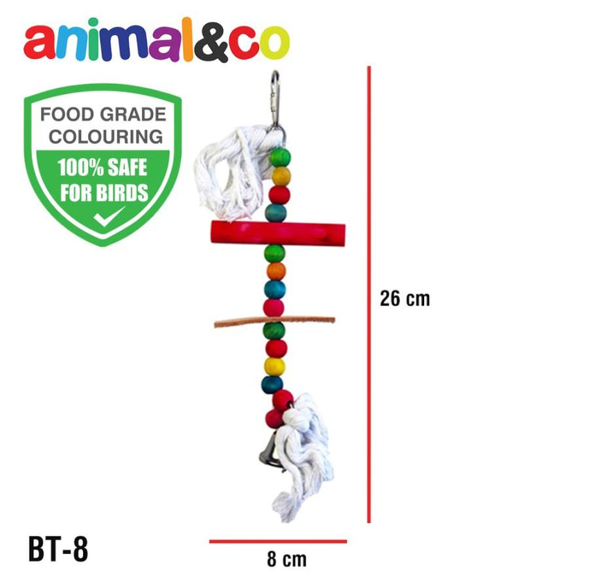 ANIMAL&CO BT8 Boredom Breakers for Bird 26cm Bird Toys Animal and co 