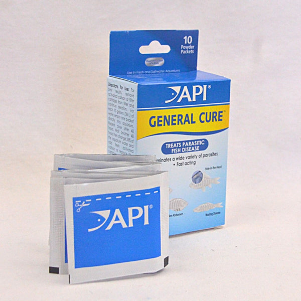 API General Cure Powder 10 Sachet Fish Medicated Care Api 