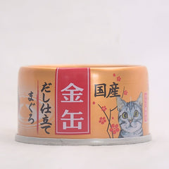 AXIA Cat Wet Food Kin Can Dashi Tuna In Tuna Sauce 70g Cat Food Wet Axia 