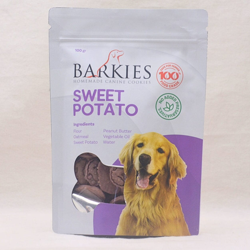BARKIES Dog Snack Cookies Sweet Potato 100g Dog Snack Barkies 