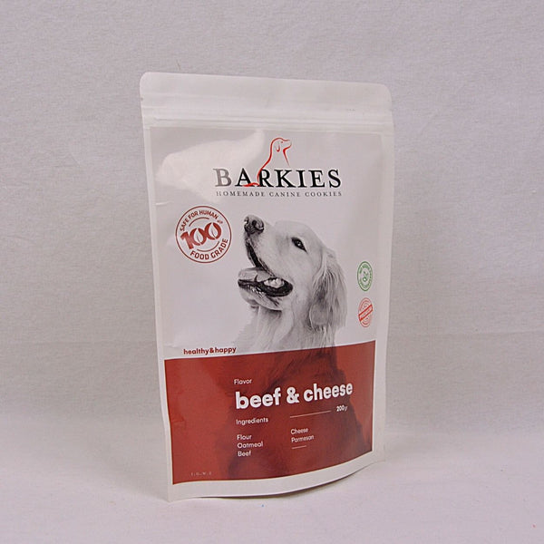 BARKIES Premium Homemade Biscuit Beef And Cheese 200g Dog Snack Barkies 