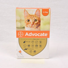 BAYER Advocate for Small Cats up to 4kg 0,4ml 1pcs Pet Medicated Care Bayer 