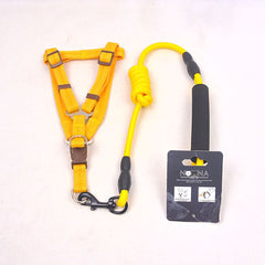 BEJIARY CP13 Rope And Harness Small Pet Collar and Leash Bejiary Yellow 