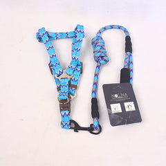 BEJIARY CP14 Rope And Harness Small Pet Collar and Leash Bejiary Blue 