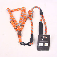 BEJIARY CP14 Rope And Harness Small Pet Collar and Leash Bejiary Orange 