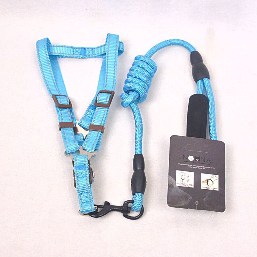 BEJIARY CP15S Rope and Harness Small Pet Collar and Leash Bejiary Blue 