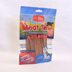 BEST FRIEND FOREVER Snack Anjing Meat Time Beef Treats 100gr Dog Snack BFF Jerky 