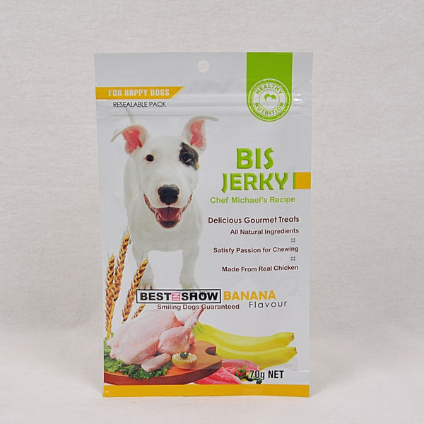 BISJerky Banana 70gr Dog Snack Best In Show 