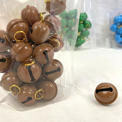 BKK Bell Color Diameter 2.5cm Gold Ring Pet Fashion BKK Brown 