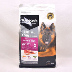 BLACKHAWK Adult Lamb and Rice 3kg Dog Food Dry Blackhawk 