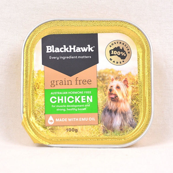BLACKHAWK Grain free Chicken Tray 100gr Dog Food Wet Blackhawk 