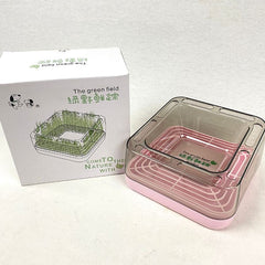 BOBO Pet Bowl With Wheat Grass Pot Pet Bowl Bobo 