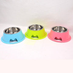 BOBO Y013P Plastic Bowl Steel 19x6.5cm Pet Bowl Bobo 