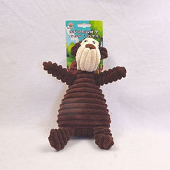 BOBO Y044WJ Squeaky Dog Toy Plush Dog Toy Bobo Brown Bear 
