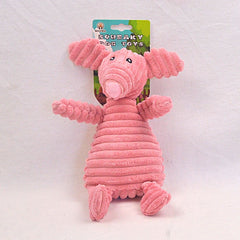 BOBO Y044WJ Squeaky Dog Toy Plush Dog Toy Bobo Peach Piglet 