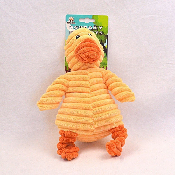 BOBO Y044WJ Squeaky Dog Toy Plush Dog Toy Bobo Yellow Duck 