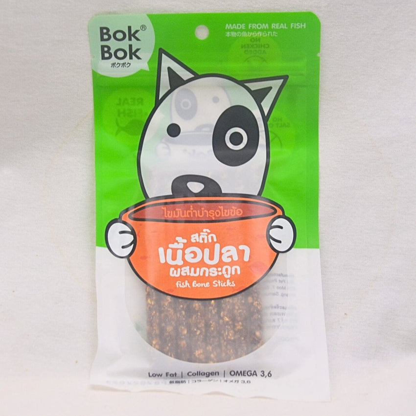 BOKBOK Dog Snack Anjing Dental Stick Fish Bone 50gr Dog Dental Chew Bok bok 