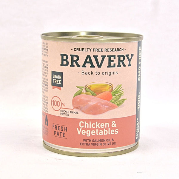 BRAVERY Dog Wet Food Grainfree tuna and veg Dog Food Wet Bravery 